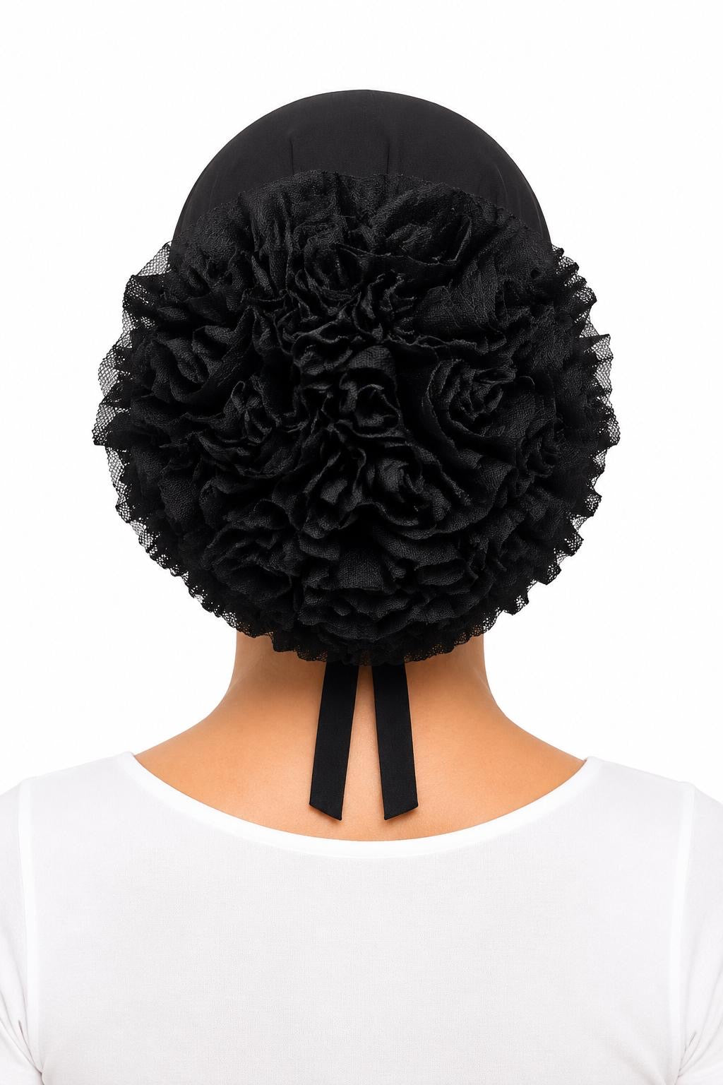 Bequeme Baumwolle-Bonnet mit Spitzen-Detail